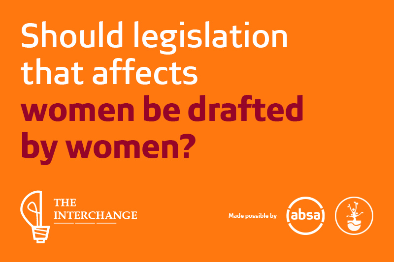 Should legislation that affects women be drafted by women?