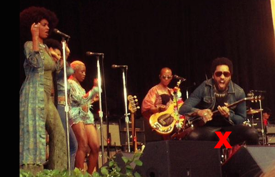 In case you missed it (and if you blink you will!), Lenny Kravitz suffered ...
