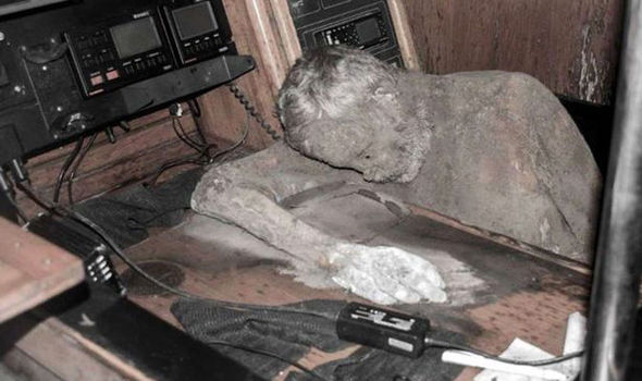 Mummified captain found on ghost ship