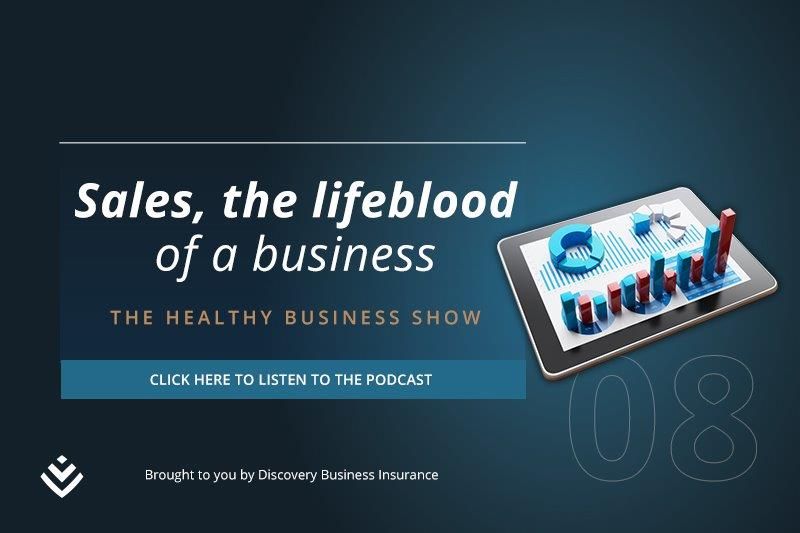 Discovery The healthy Business Show - Sales Podcast Banner